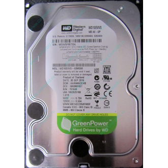 Б/У жёсткий диск 1Tb Western Digital WD10EVVS Green (WD AV-GP 1000 GB) 5400 rpm SATA (Барнаул)