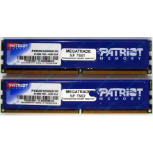 Память 1Gb (2x512Mb) DDR2 Patriot PSD251253381H pc4200 533MHz (Барнаул)